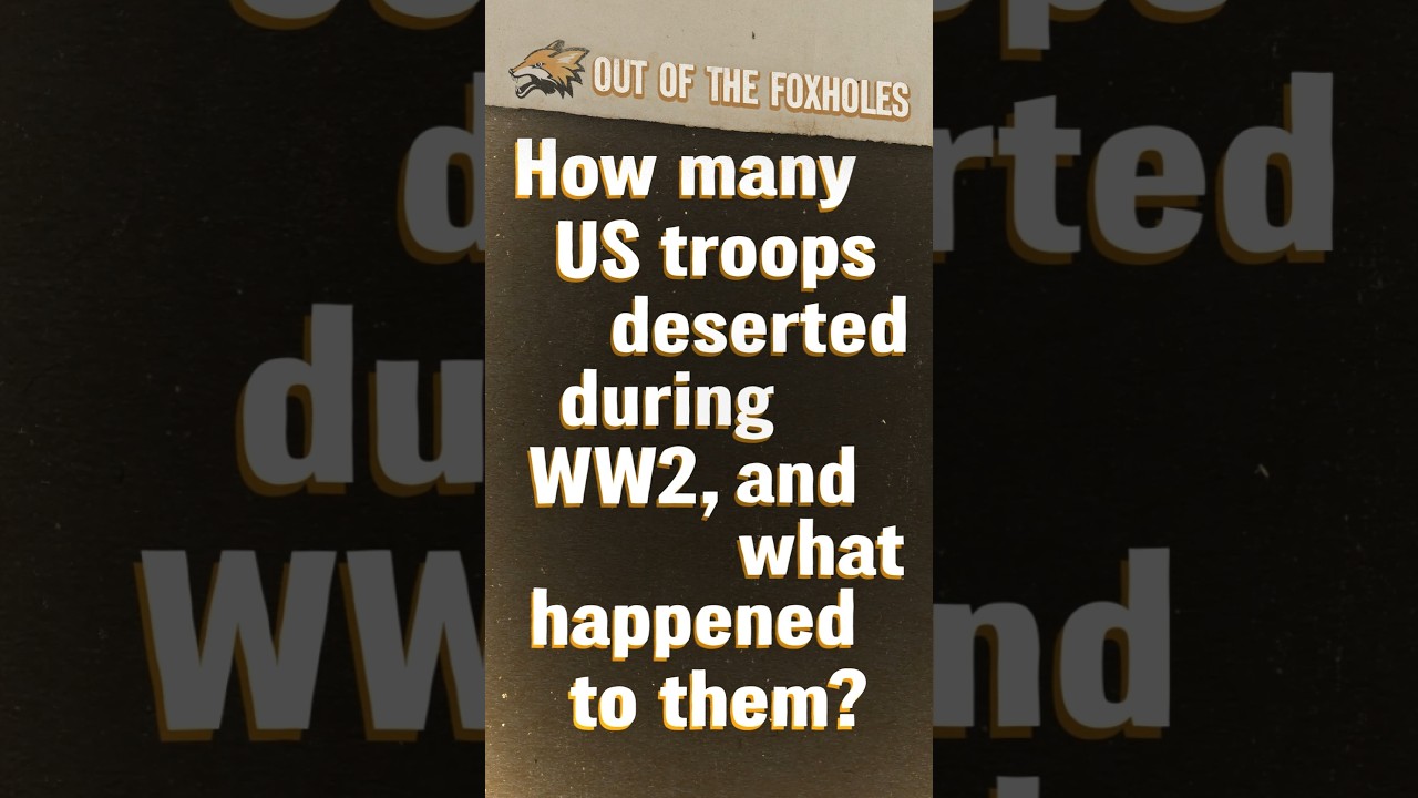 Number of US Troops Who Deserted During World War II - #OOTF #shorts