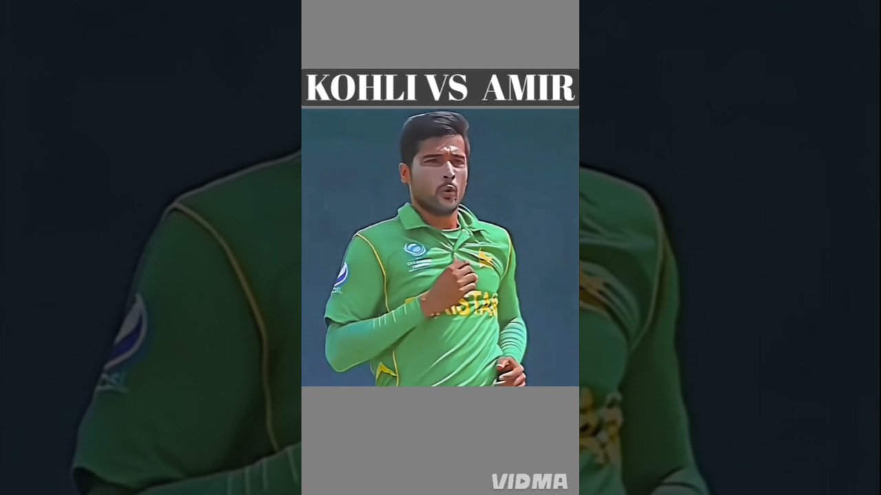 Virat Kohli vs Muhammad Amir | 2017 ICC Champions Trophy Highlights 🏆