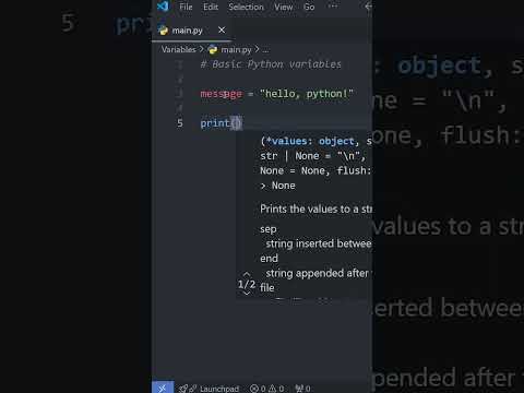 Python Basics: VARIABLES in Under a Minute! ð