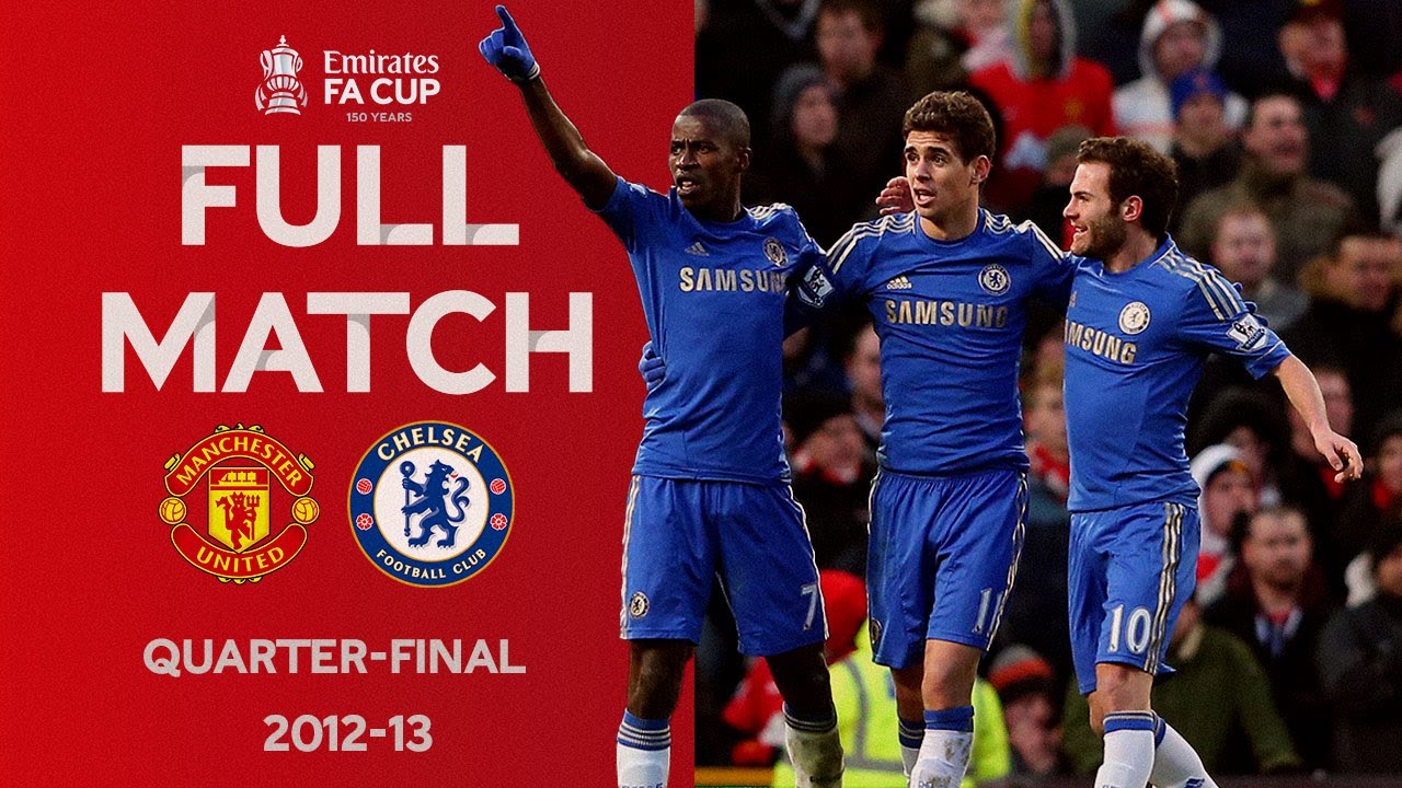 Epic FA Cup Clash: Manchester United vs Chelsea | 2012-13 Quarter-Finals ⚽
