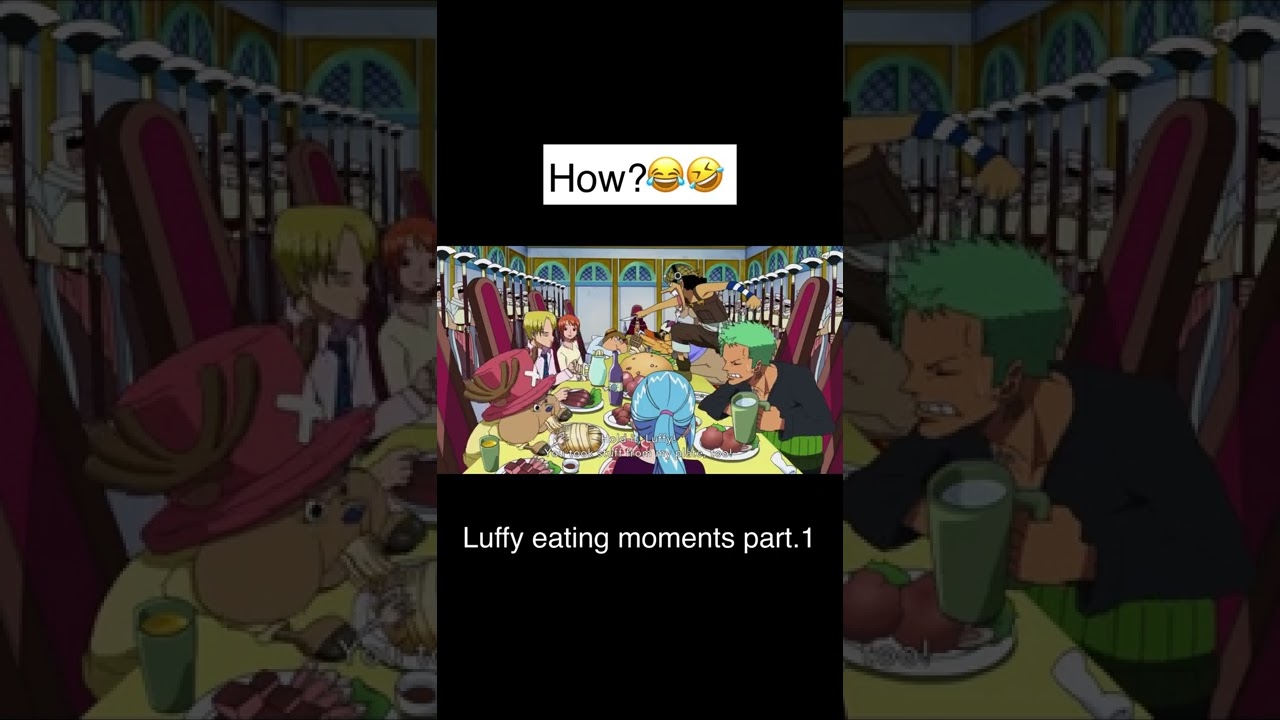 Luffy's Funny Eating Moments | One Piece 🍖