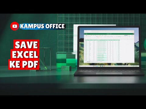 Cara Save Excel Ke PDF