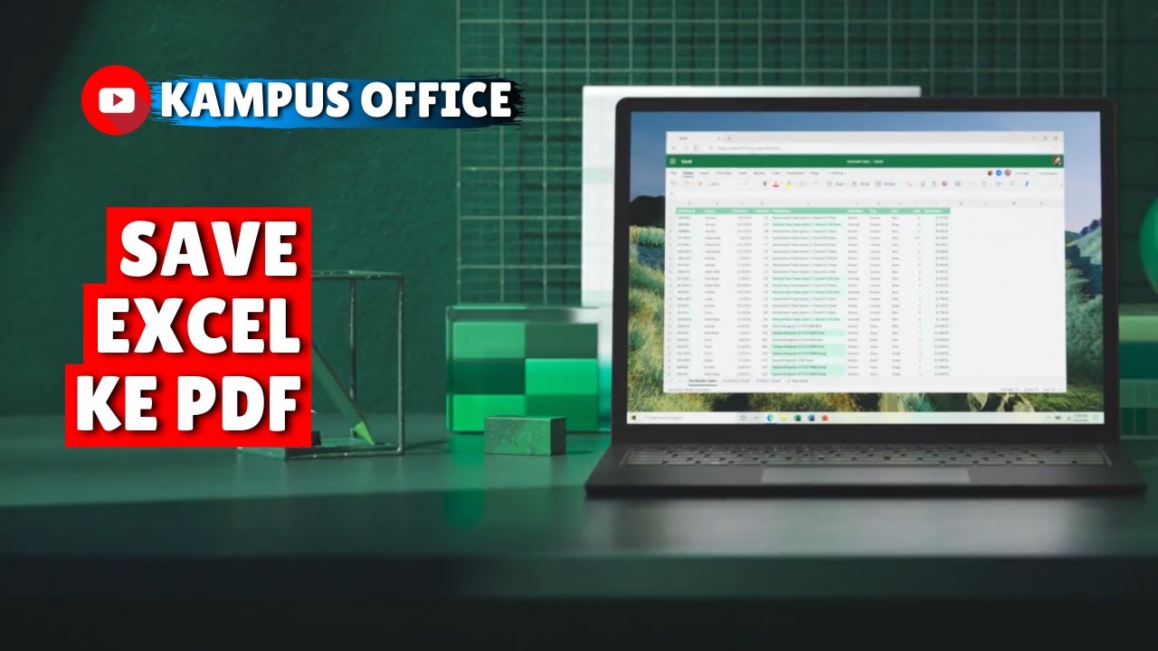 Cara Menyimpan File Excel sebagai PDF