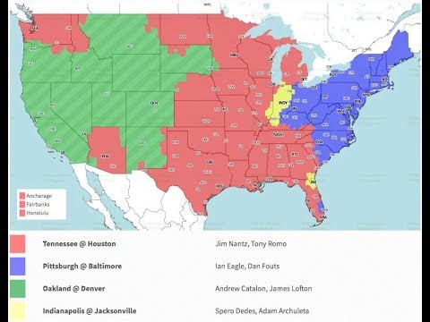 ✅ NFL Week 17 coverage map: TV schedule for CBS, Fox regional broadcasts