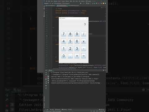 I made my own Calculator App in Java (Swing GUI)