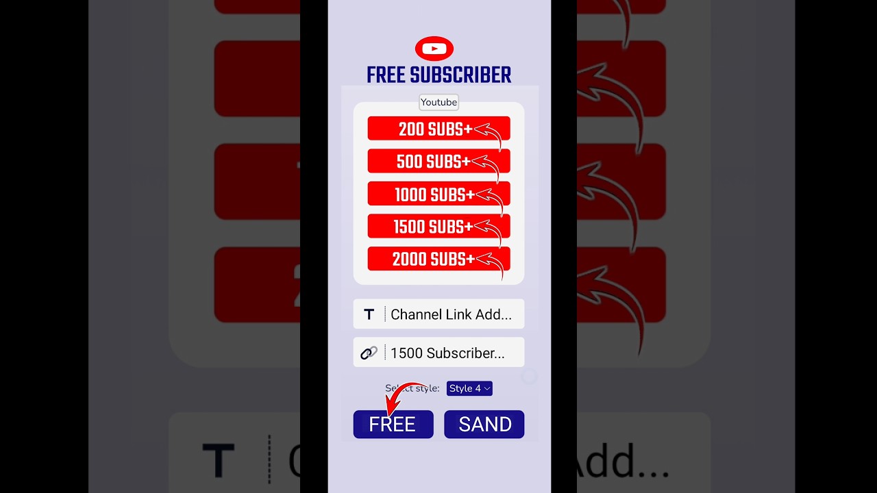 700 Subscribers with 1 Click! 🚀 | Grow Your Channel Fast