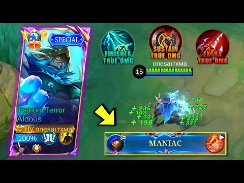 ALDOUS BEST TRUE DAMAGE BUILD IN SOLO RANKED 2025!!!🔥 (insane destroyer damage build 2025)