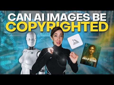 CAN AI GENERATED BOOKS and GRAPHIC DESIGNS BE COPYRIGHTED!??🫡