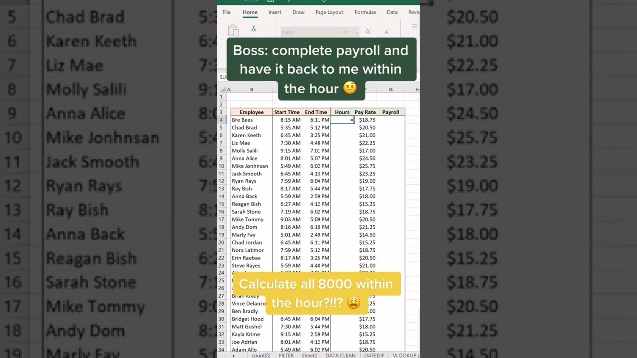 Quick Payroll Calculation in 60 Seconds β±οΈ