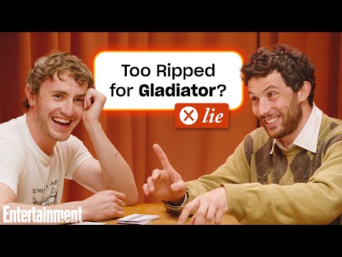 Paul Mescal & Josh O’Connor Lie to Each Other | Entertainment Weekly