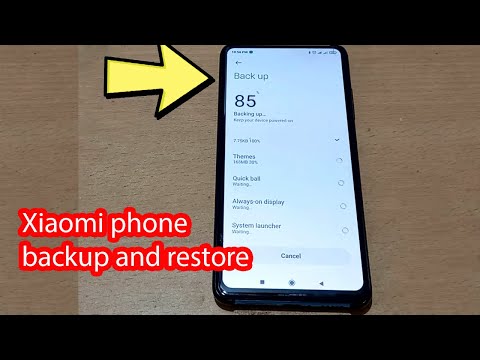 How to Backup and Restore Xiaomi MI phone
