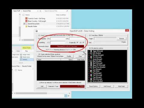 OpenPuff Steganography and Obfuscation - Hide and Send Sensitive Information