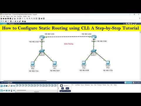 How to configure static routing using CLI | Static Routing configuration step by step