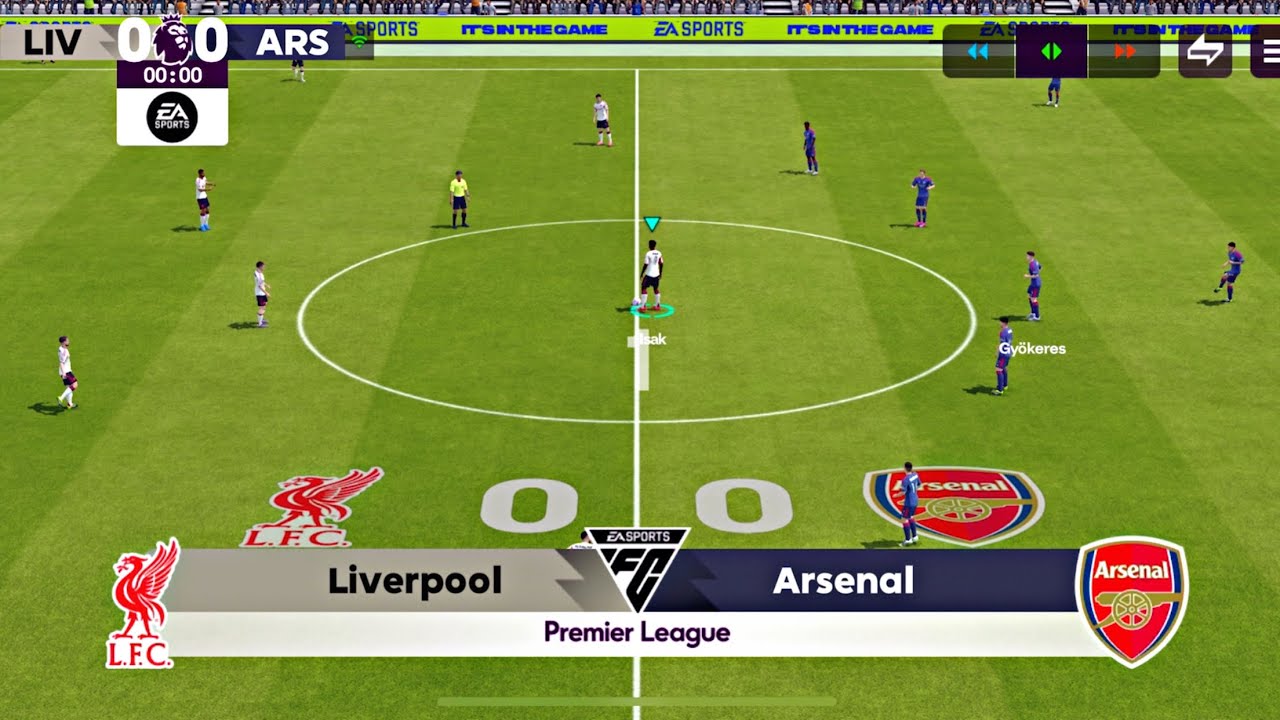 Liverpool vs Arsenal FC Mobile Gameplay ⚽