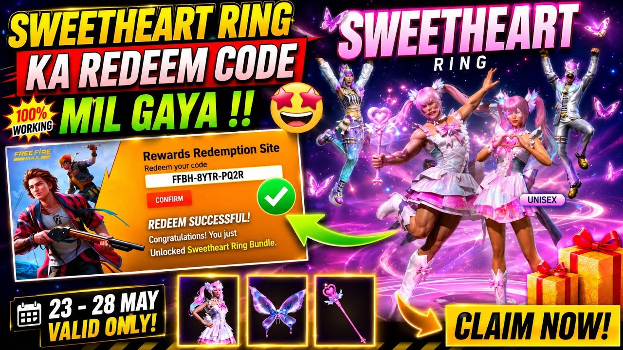 FREE FIRE REDEEM CODE TODAY 24 MAY REDEEM CODE FREE FIRE | FF REDEEM CODE TODAY 24 MAY