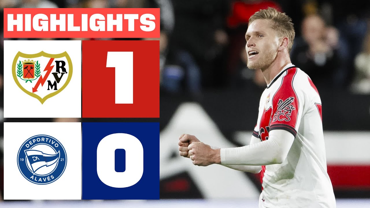 Rayo Vallecano Suma una Victoria In extremis ante Alavés con Gol de Alemão ⚽