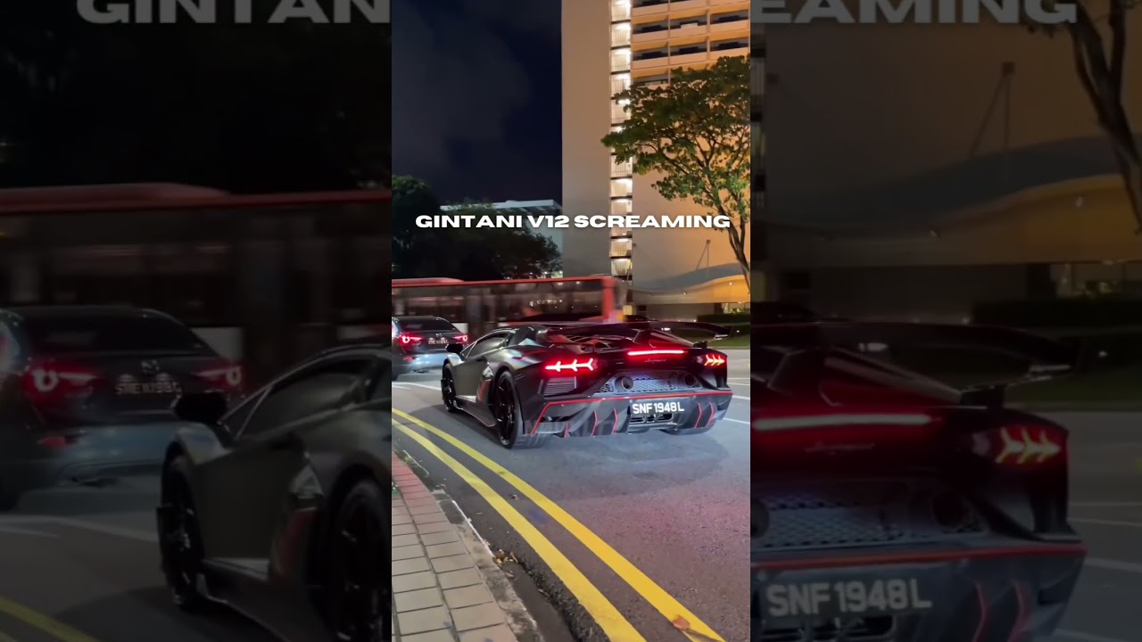 Experience the Roar: SVJ V12 Gintani Exhaust Sound 🔥