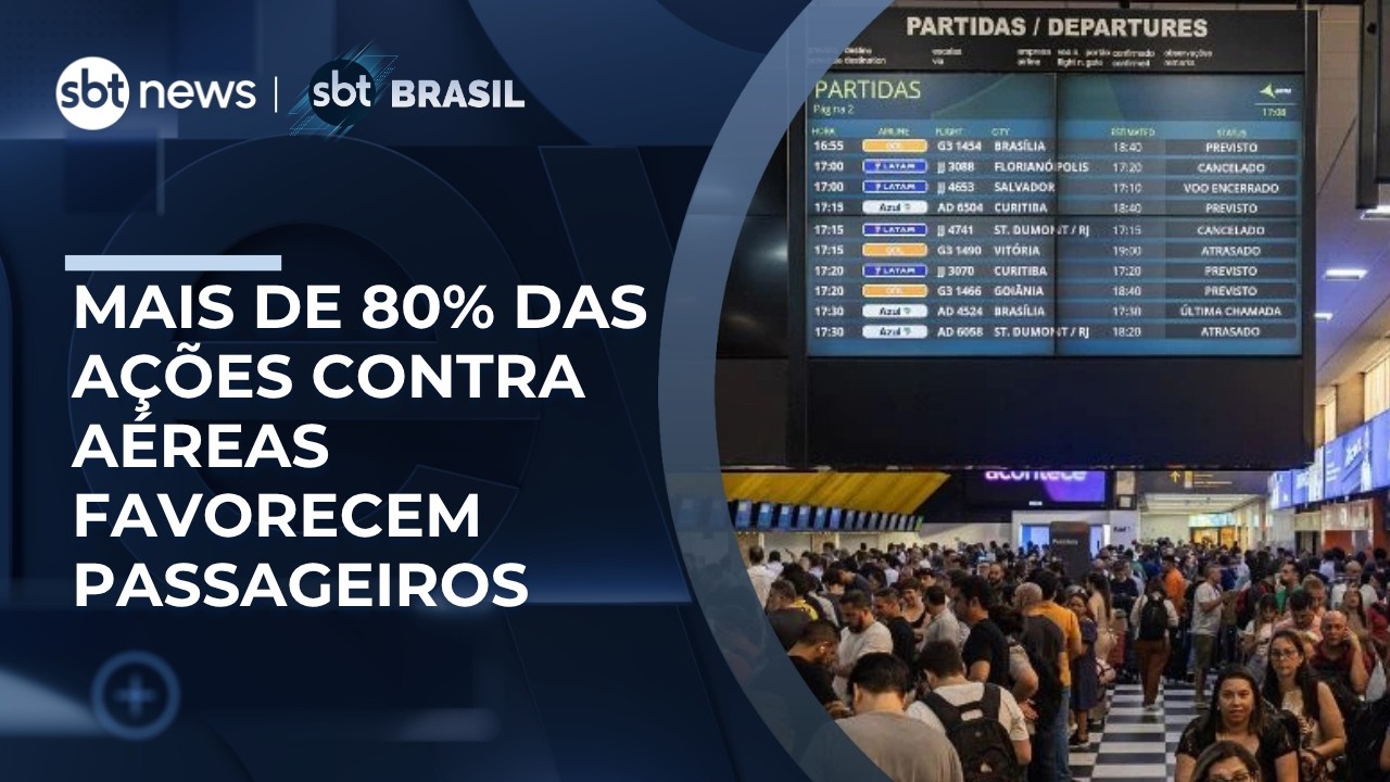 80% das ações contra aéreas favorecem passageiros ✈️