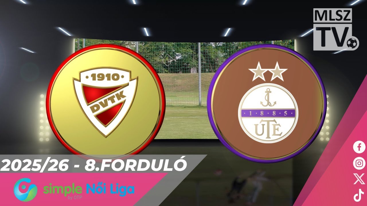 DVTK vs. Újpest FC 1-4 | Highlights from the 8th Round of the Simple Women's League ⚽