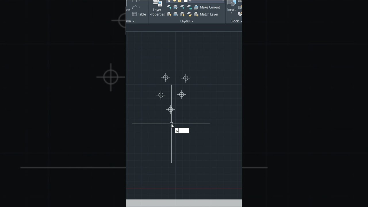 AutoCAD Point Command Tutorial 🖊️