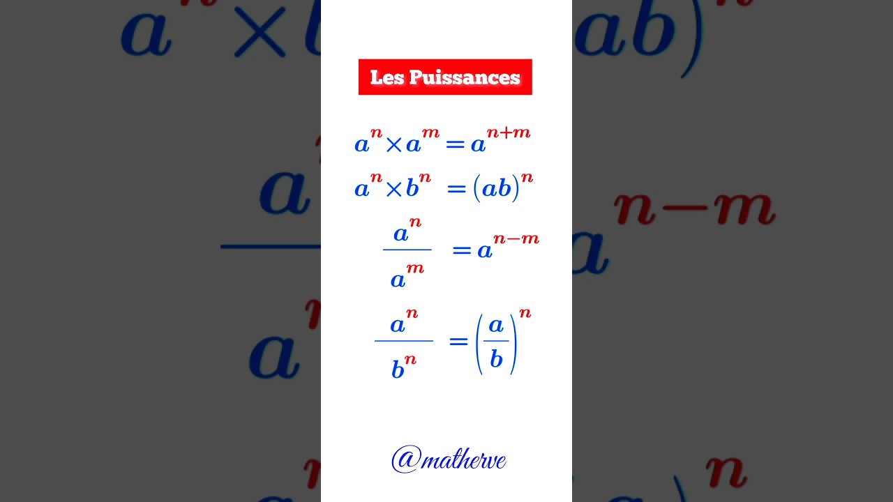 Les Puissances en Mathématiques : Maîtrisez le Calcul avec Facilité 🔢
