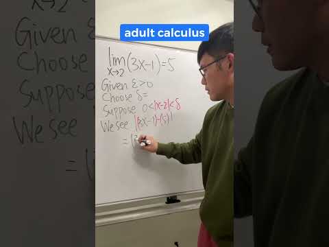 Baby calculus vs adult calculus