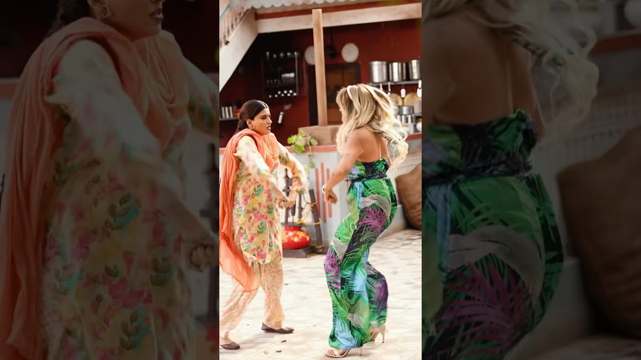 Behind the Scenes of Punjabi Hit 'Saunkan Saunkanay 2' with Sargun Mehta & Nimrat Khaira 🎬