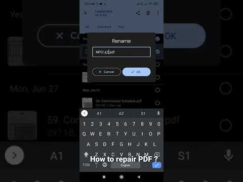 How to repair pdf ? | Repair PDF |