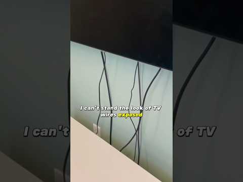 Hide Your TV Cables Without Cutting the Wall