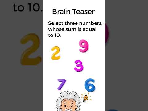 Fun and Interesting Brain Teasers, Math Puzzles and Puzzle with Answers #puzzle
