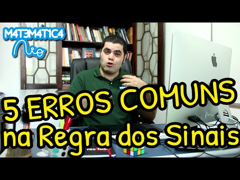 5 Erros Comuns na Regra dos Sinais | Matemática Rio