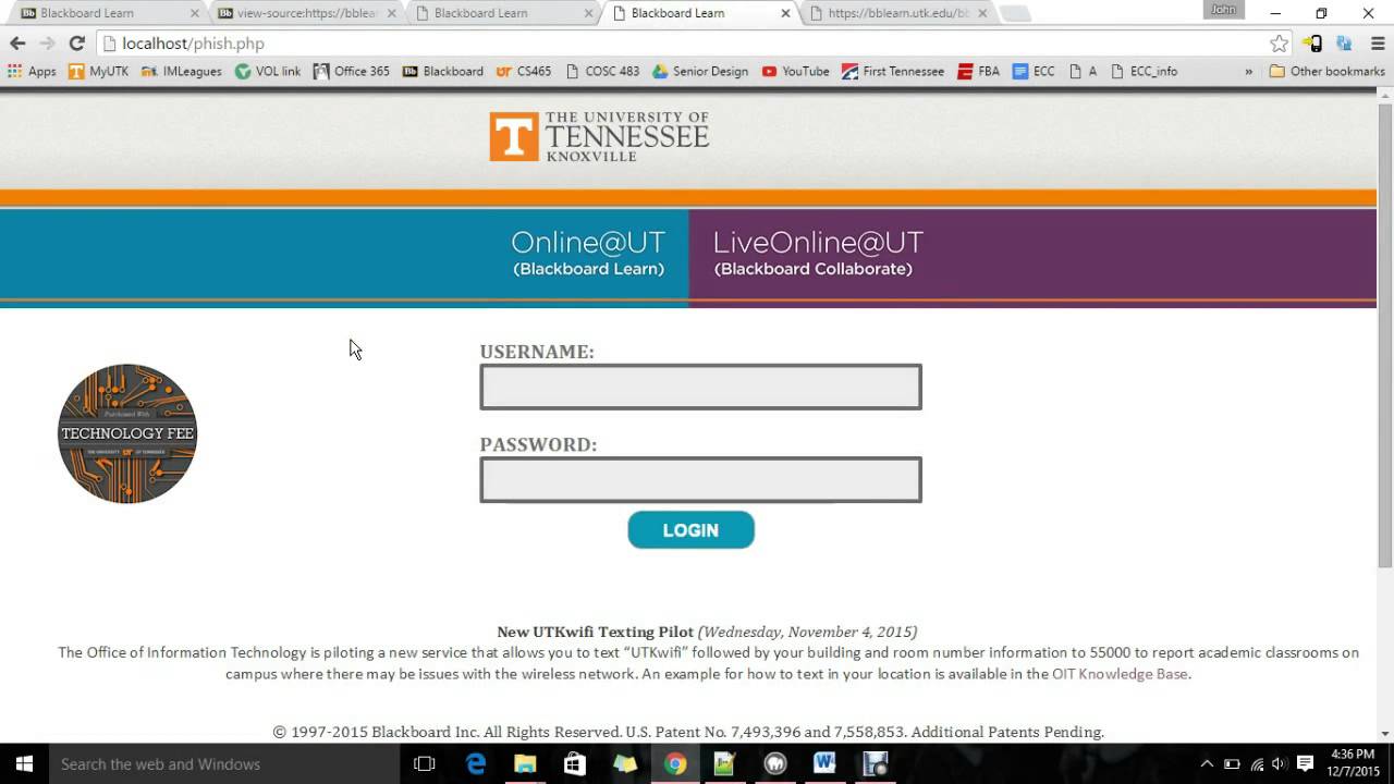 ECE 461 Final: Phishing Website Project 🎯