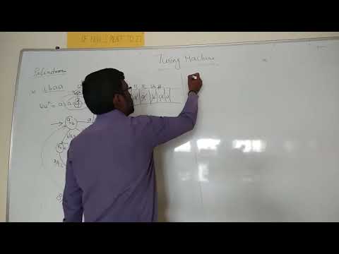 Turing Machine -Palindrome by Professor Shiva