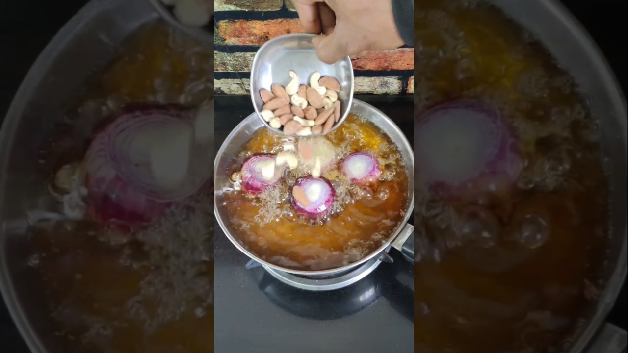 स्वादिष्ट प्याज़, काजू और बादाम कड़ी पकोड़ा 🍽️ - नई रेसिपी का अनुभव