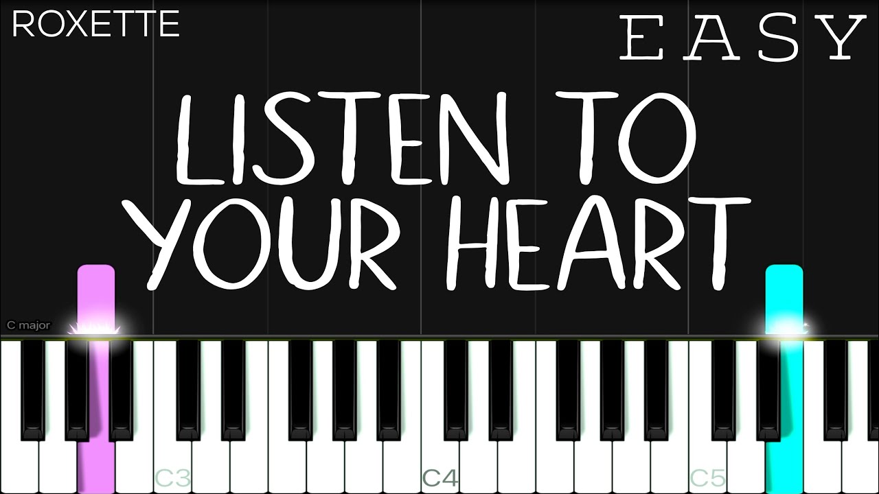 Roxette - Listen To Your Heart | Easy Piano Tutorial 🎹