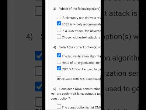 Foundations of Cryptography Week 5 Quiz Answer Solution 2024 | NPTEL | SWAYAM 2024