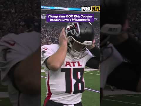 Vikings fans BOO Kirk Cousins in his return to Minneapolis #NFL #football #vikings