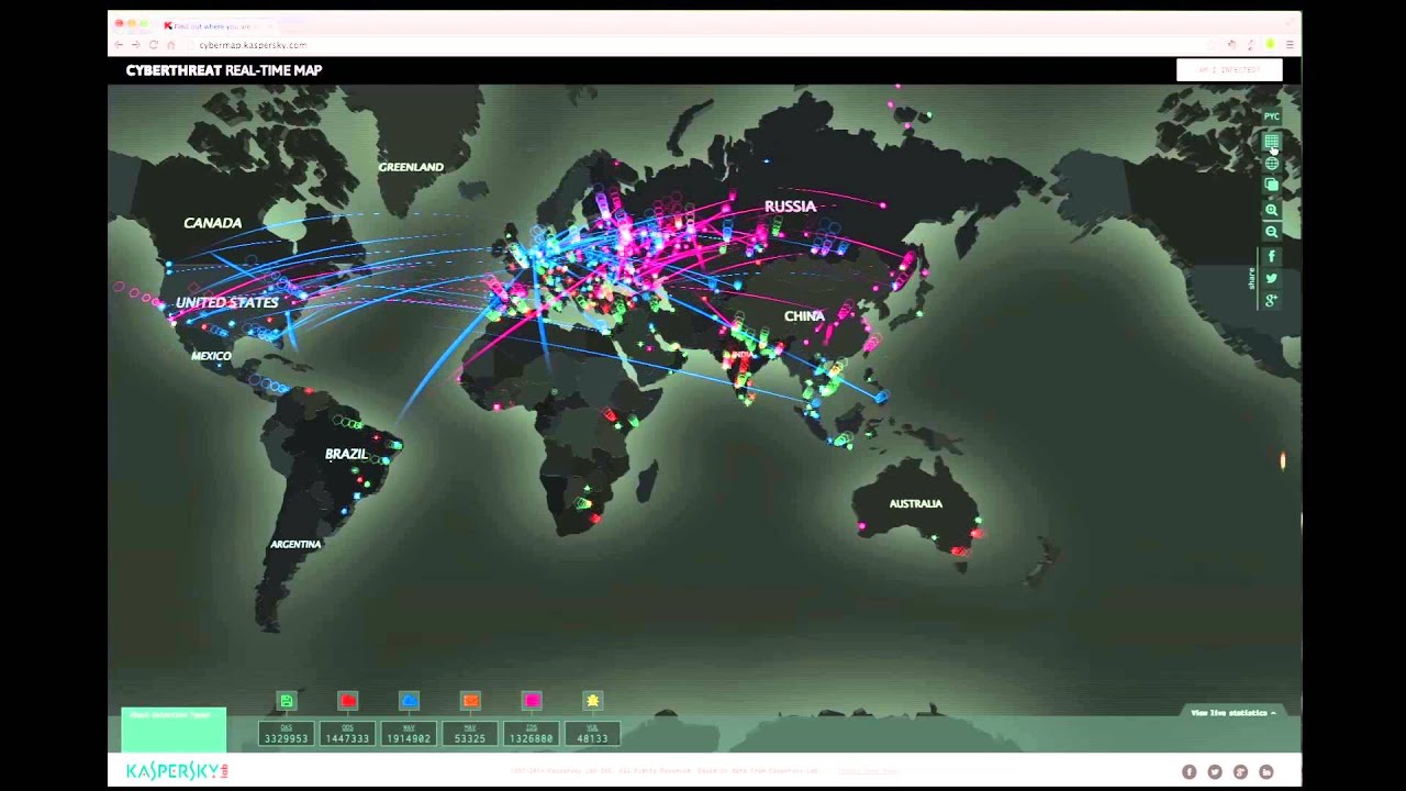 Kaspersky's Cyberthreat Real-Time Map: A Guide