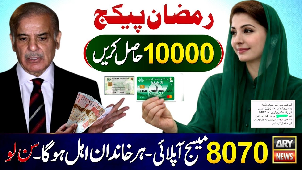 Ramzan Package 2026: Apply via 8070 with CNIC