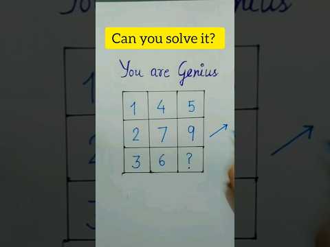 How to solve sudoku? #puzzle #sudoku #shorts
