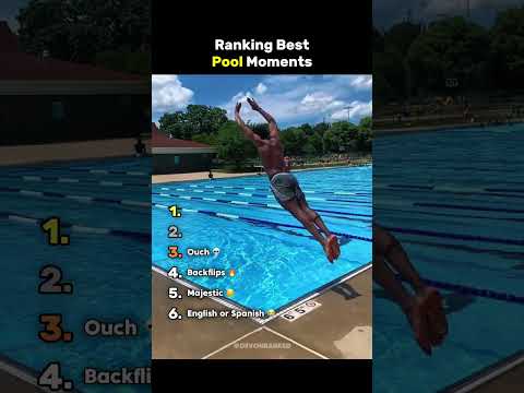 Ranking Best Pool Moments