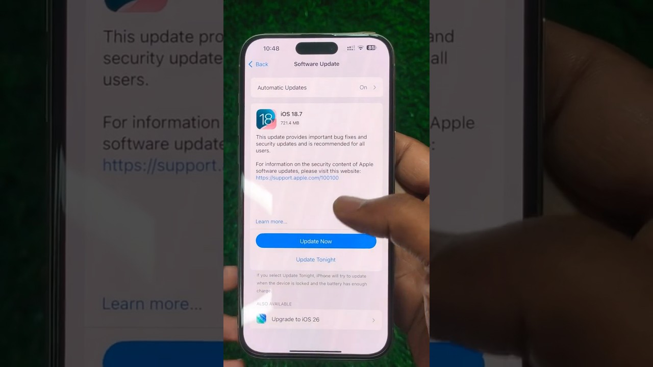 iOS 18.7 & iOS 26 Updates Released for iPhones 📱