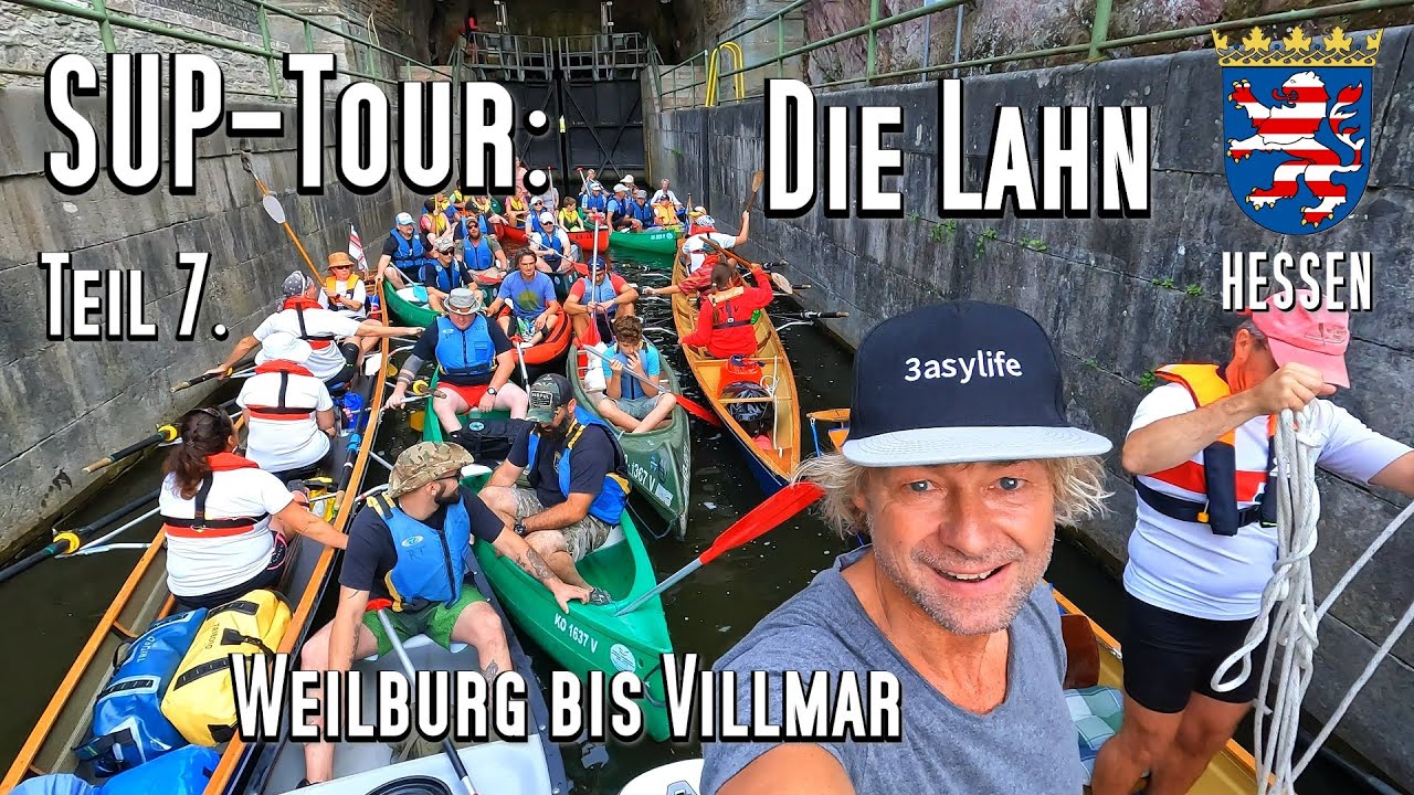 SUP-Tour: Lahn von Weilburg bis Villmar 🚣‍♂️