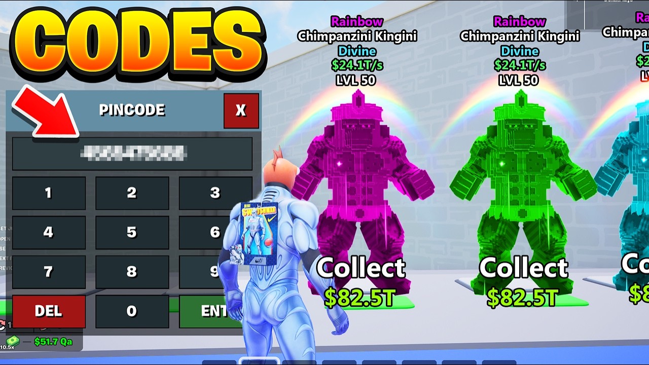 Go Up For Brainrots: New Divine Codes Update π