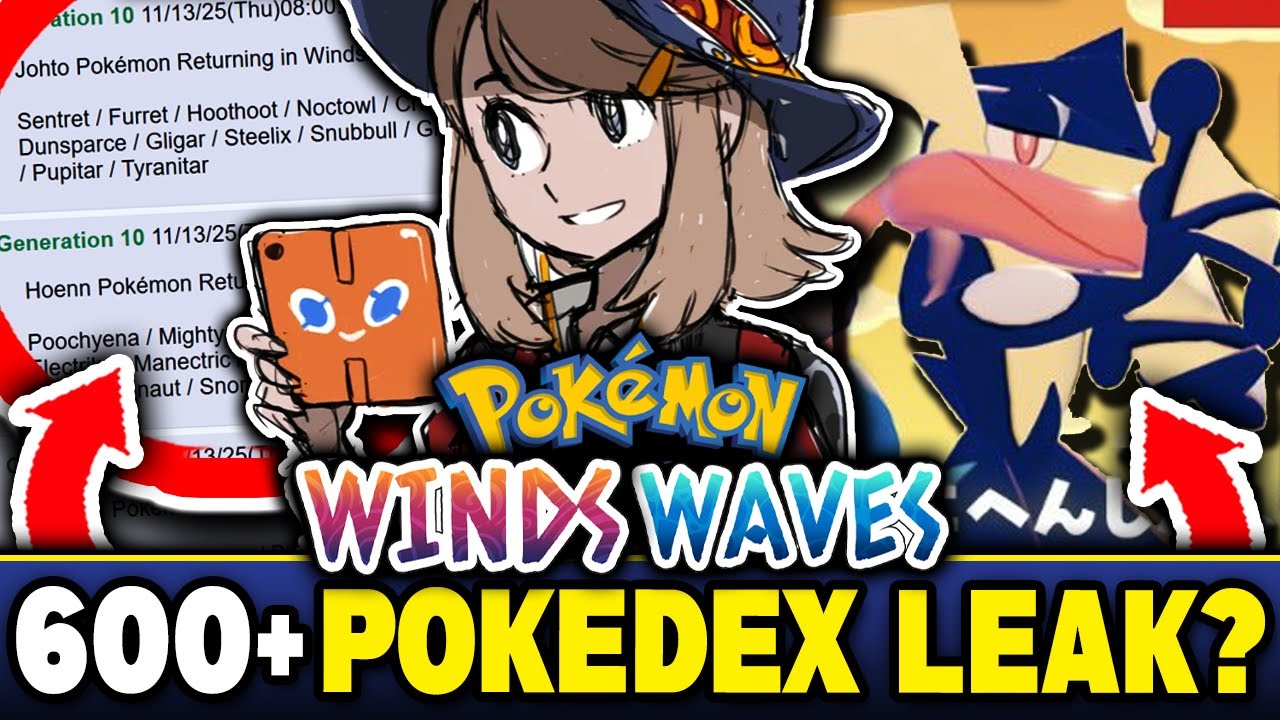 Pokemon Gen 10 Pokedex Leak & New Gameplay 🎮
