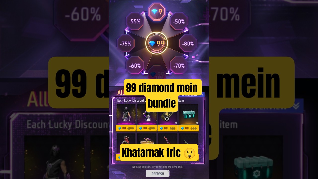 Free Fire Event: Get Bandal for 99 Diamonds 🎮