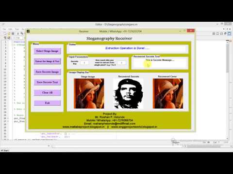 Hiding Secret Text and Image In Cover Image Image Steganography Matlab Project With Source Code