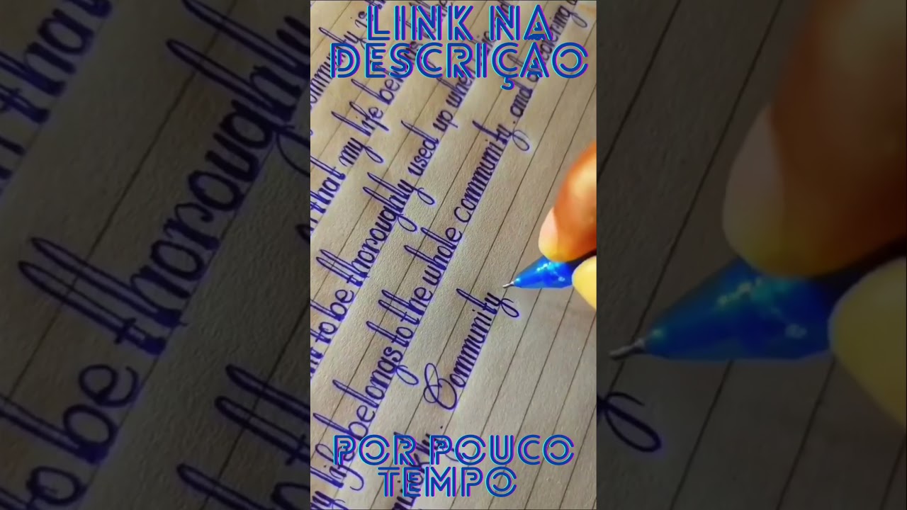 A letra mais linda do mundo #shorts