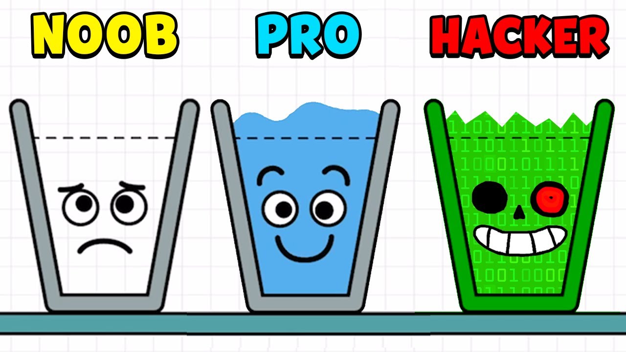 Happy Glass: Noob, Pro & Hacker Showdown 🎮