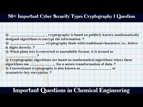 MCQ Questions Cyber Security Types Cryptography 1 with Answers
